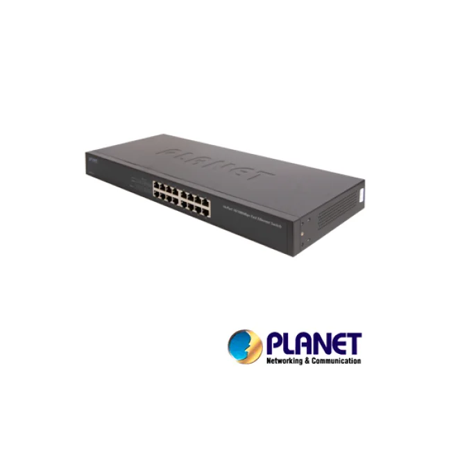 PLANET FNSW-1601 dispositivo de redes No administrado Fast Ethernet (10/100) 1U Azul image 6