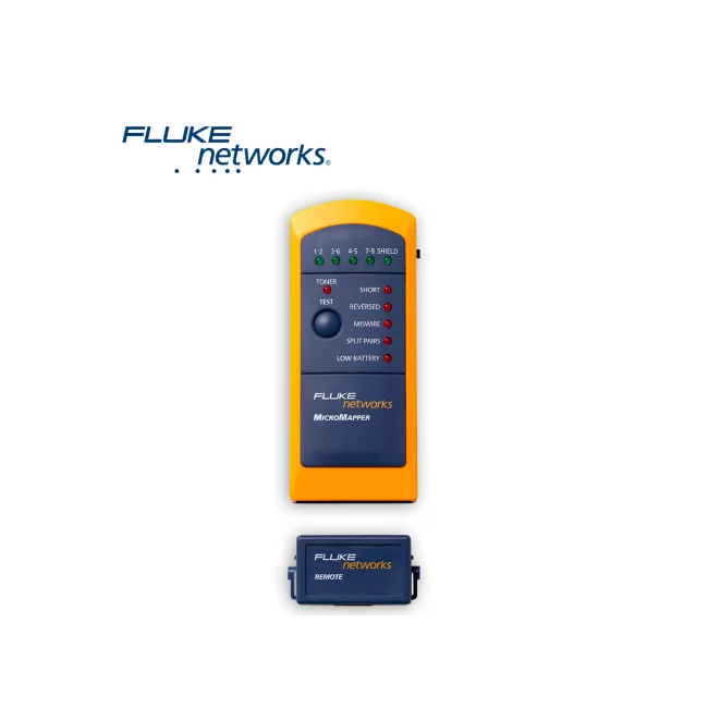 Fluke MT-8200-49A comprobador de cables de red Gris, Amarillo