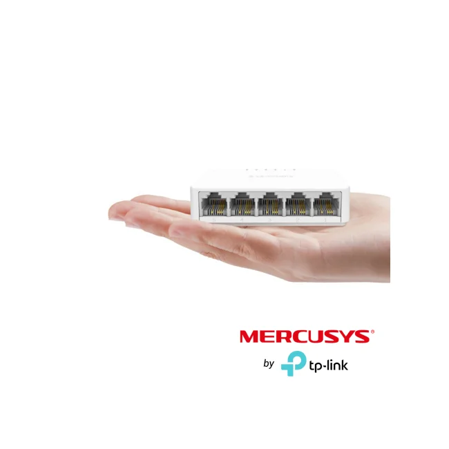 Mercusys MS105 dispositivo de redes No administrado Fast Ethernet (10/100) Blanco image 13