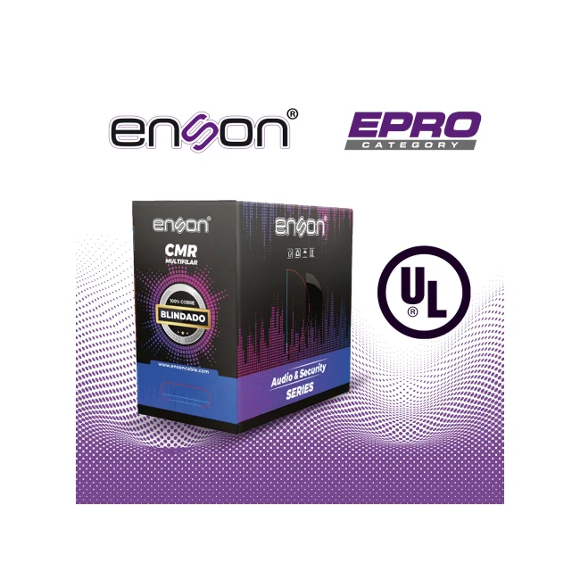 Enson EPRO-5200 cable de audio 305 m Negro, Rojo