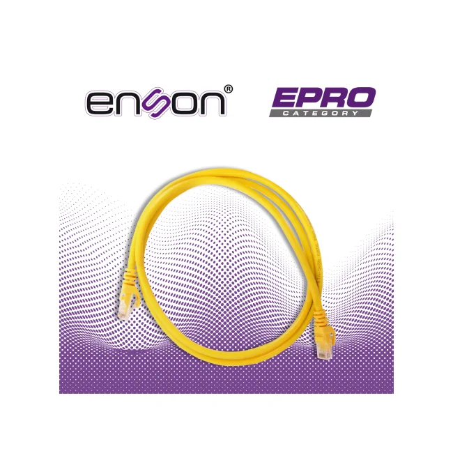 Enson P6012Y cable de red Amarillo 1.2 m Cat6 U/UTP (UTP) image 9