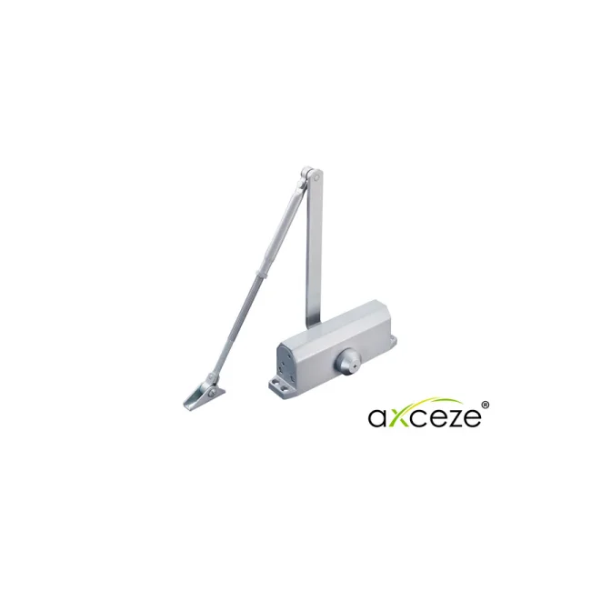 Axceze AX-DOORC80 muelle para puertas Universal Cierre de puerta oculto en la parte superior Zurdo Blanco