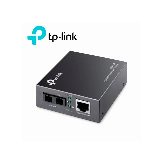 TP-Link Omada MC210CS convertidor de red 1000 Mbit/s 1310 nm Modo único Negro