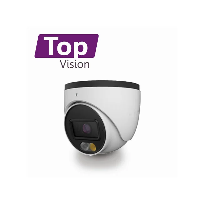 CAMARA HD TURRET TOPVISION TDDL200A / 2MP / AHD/TVI/CVI/SD / 2.8MM /30M IR - 20M LUZ CALIDA LUZ DUAL / MICROFONO INTEGRADO / IP67 / COC / CARCASA METAL - PLASTICA / 12VCD / IMAGEN A COLOR 24X7 AUDIO POR COAXIAL O UTP