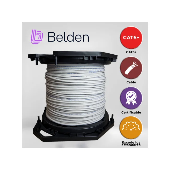 Belden 2412 009A1000 cable de red Blanco 305 m Cat6 U/UTP (UTP) image 3