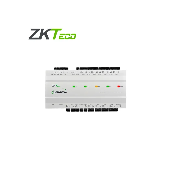 PANEL DE CONTROL DE ACCESO AVANZADO ZKTECO MODELO INBIO260PRO PLUS PERMITE  CONTROLAR 2 PUERTAS CON CAPACIDAD DE 100,000 USUARIOS, 3,000 ROSTROS, 100,000 CODIGOS QR, 20,000 HUELLAS, 500,000 EVENTOS, COMUNICACION TCP/IP COMPATIBLE CON SOFTWARE ZKBIO CV SECURITY image 2