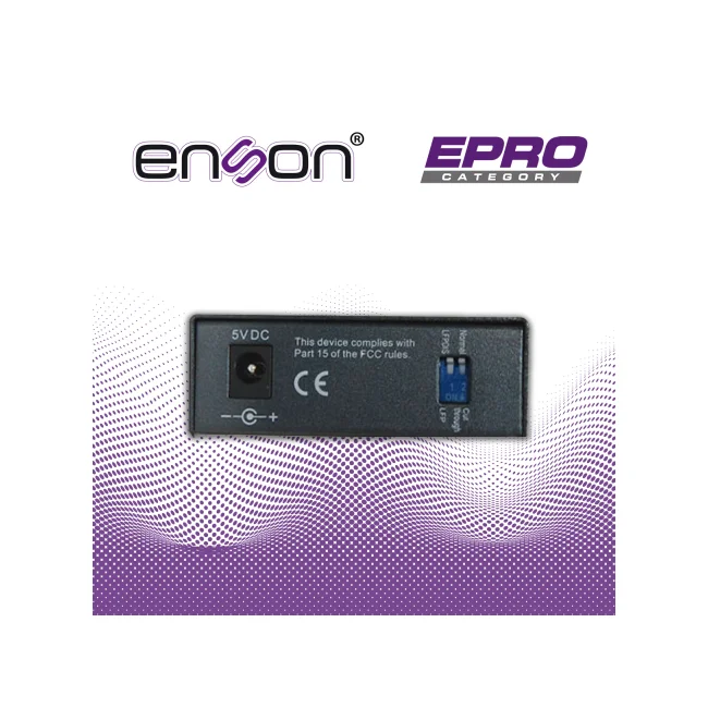Enson ENS-MC100SC convertidor de red 1000 Mbit/s Multimodo, Modo único Negro image 9