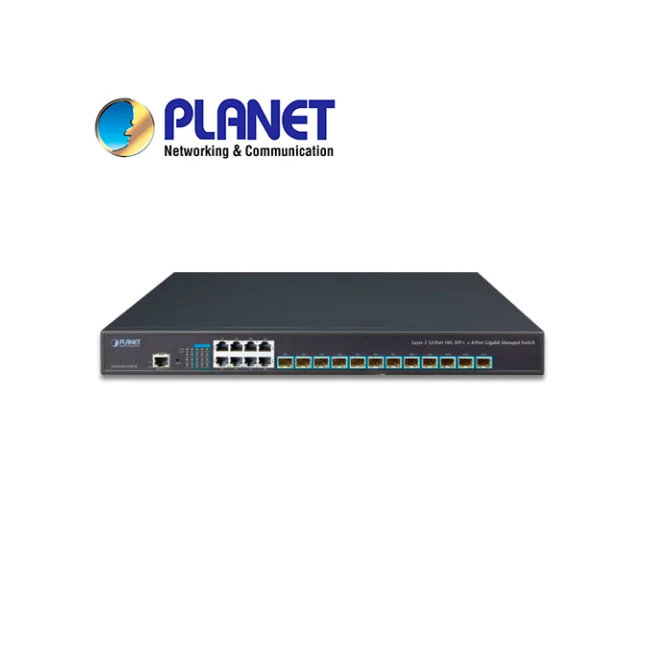PLANET XGS-6350-12X8TR dispositivo de redes Gestionado L3 Gigabit Ethernet (10/100/1000) 1U Negro image 6