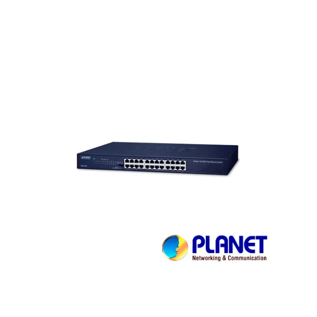 PLANET FNSW-2401 dispositivo de redes No administrado Fast Ethernet (10/100) 1U Azul image 2