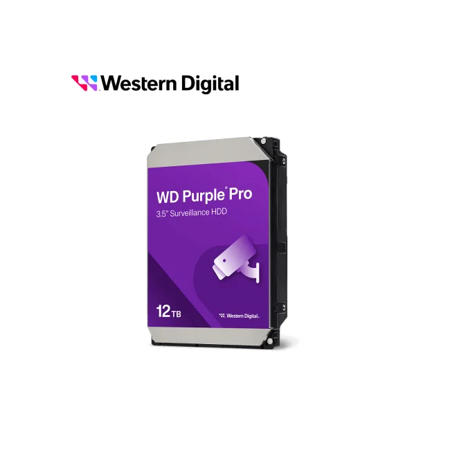 WESTERN DIGITAL WD122PURP - Disco Duro 12 TB / Serie Purple PRO / 3.5 SATA3/ 6GB / S 256MB 24X7 / DVR Y NVR de 1-16 Bahias y  1-64 Cámaras/ Inteligencia Artificial image 2