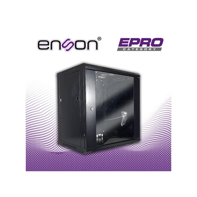 Enson ENS-RKGB12U armario rack 12U Rack o bastidor independiente Negro image 2