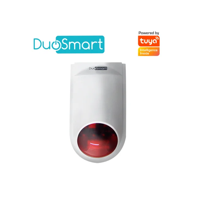 DuoSmart B20 sirena Sirena inalámbrica Rojo, Blanco