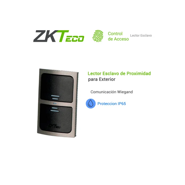ZKSoftware KR503E sistema de seguridad 13.5 MHz Negro, Gris image 5