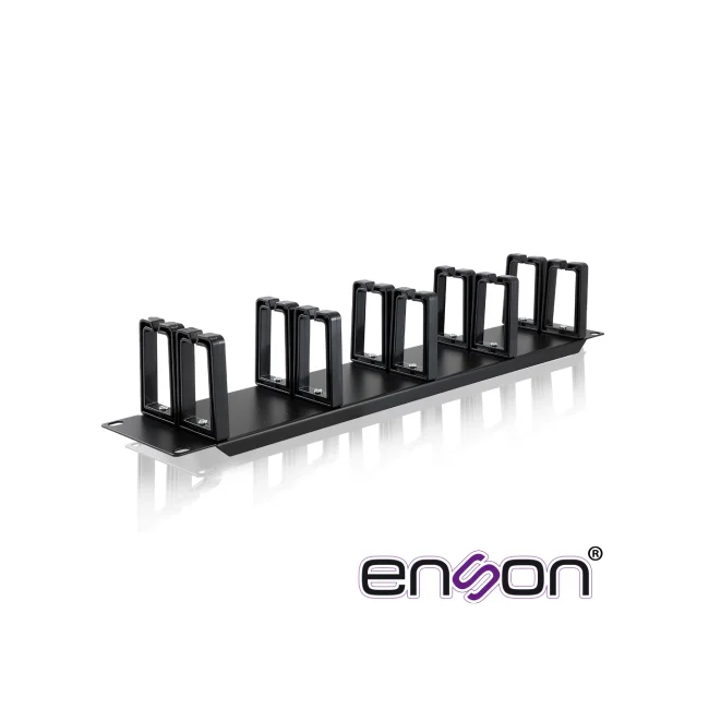 Enson ENS-CMR24 organizador de cables Estante Soporte para cables Negro 1 pieza(s) image 3