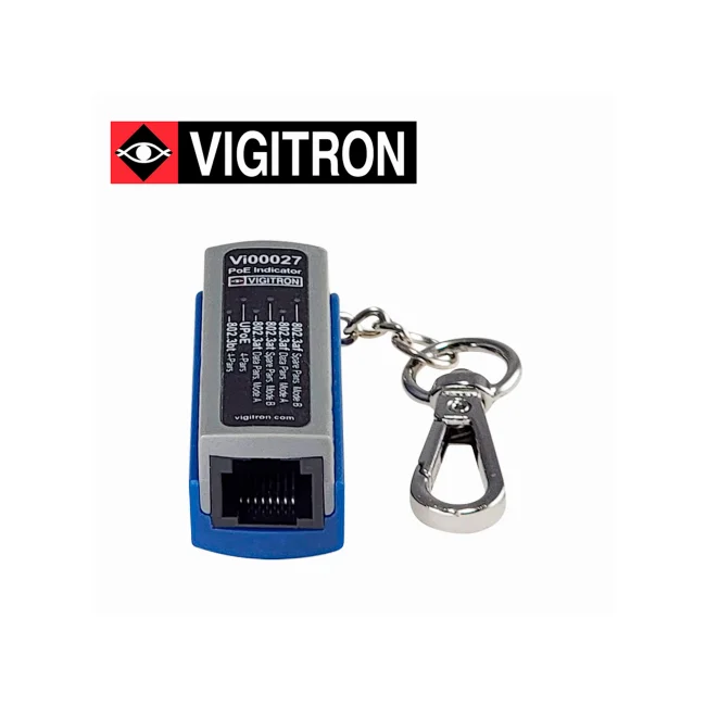 TESTER POE AF/AT VIGITRON  VI00027 / IDENTIFICA TIPO DE POE AF/AT/BT / HASTA 90W / LEDS INDICADORES