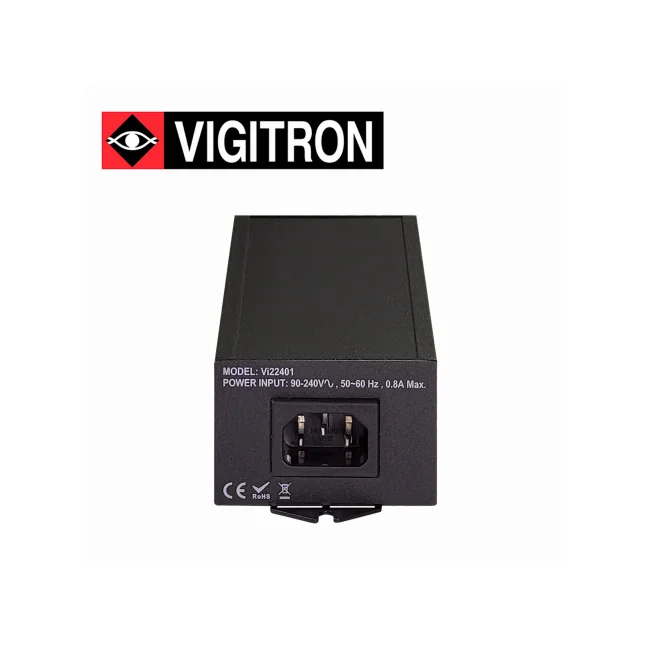 INYECTOR POE VIGITRON  VI22401U  / COMPATIBLE POE AF/AT/BT / FUENTE ALIMENTACION ACTIVA INTEGRADA 60W / 10M/100M/1000M