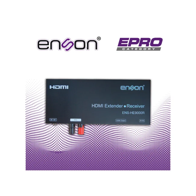 Enson ENS-HE9000R extensor de audio/video Receptor AV Negro image 9