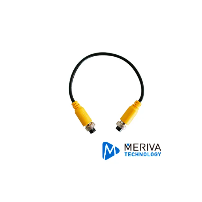 CABLE DIN DE AVIACION STREAMAX M4HH 1.5 / 4 PINES / 1.5 METROS / CONECTOR HEMBRA-HEMBRA / COMPATIBLE CON MONITORES CONECTOR MACHO 4 PINES