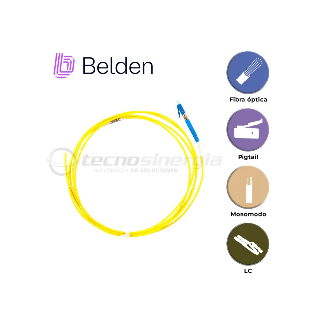 Belden FTSLC2MMPS01 InfiniBand/fibre optic cable 2 m LC Azul, Amarillo image 7