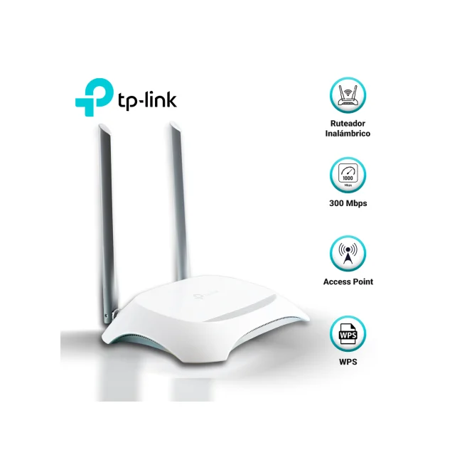 TP-Link TL-WR840N router inalámbrico Ethernet rápido Banda única (2,4 GHz) Gris, Blanco image 9
