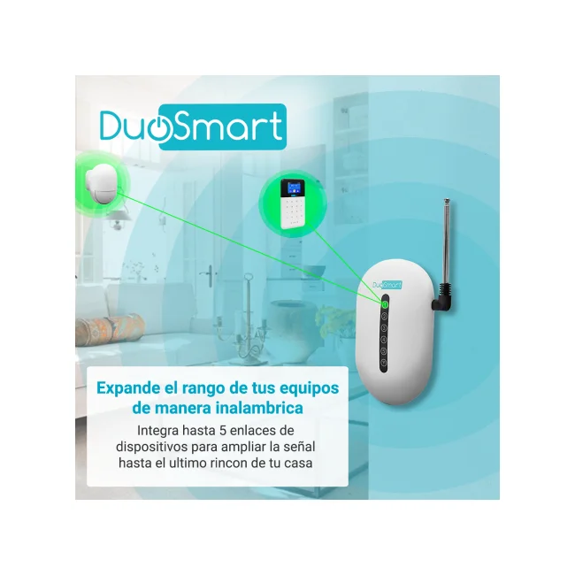 DuoSmart CREP1 transmisor repetidor de señal de alarma 433 MHz image 8