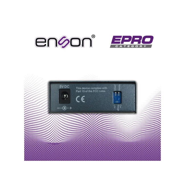 Enson ENS-MC100SFP convertidor de red 1000 Mbit/s 1550 nm Multimodo, Modo único Negro image 8