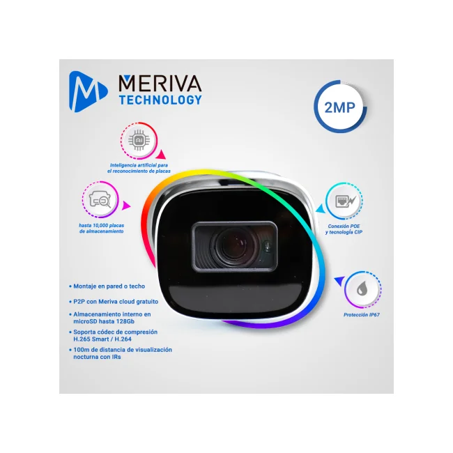 Meriva Technology MAPR-200 cámara de vigilancia Bala Cámara de seguridad IP Interior y exterior 1920 x 1080 Pixeles Techo/pared image 12