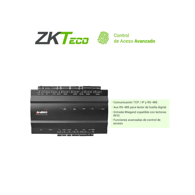 ZKSoftware INBIO260 sistema de seguridad Negro image 7