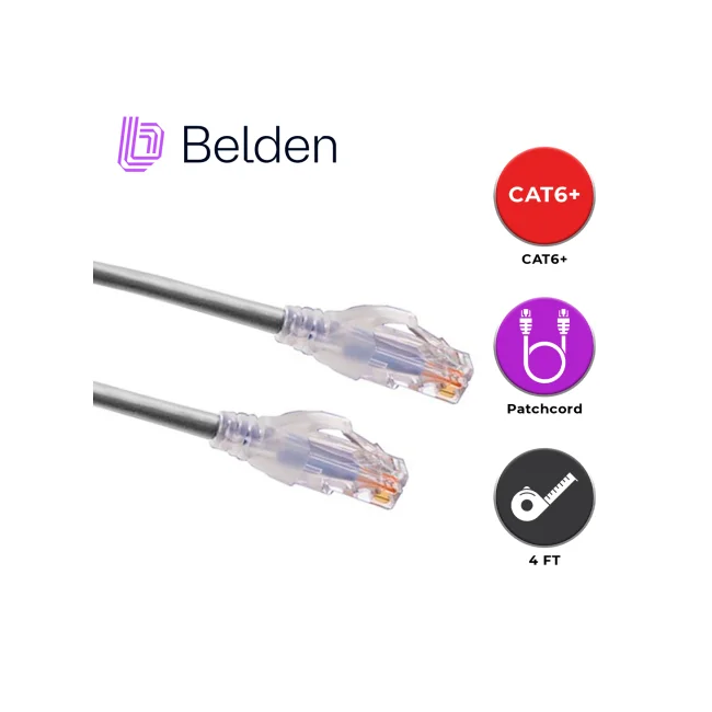 Belden C601108004 cable de red Gris 1.2 m Cat6 image 5