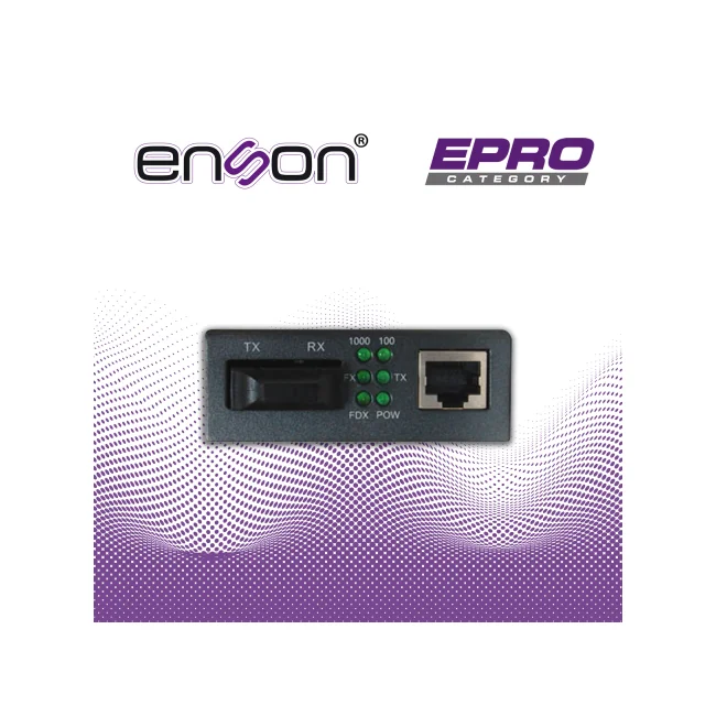 Enson ENS-MC100SC convertidor de red 1000 Mbit/s Multimodo, Modo único Negro image 8