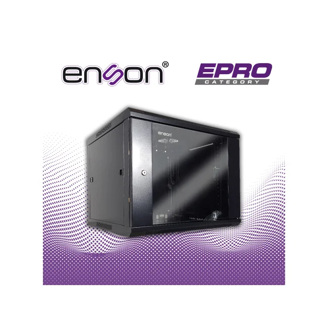 Enson ENS-RKGB9U2 armario rack 9U Rack o bastidor independiente Negro