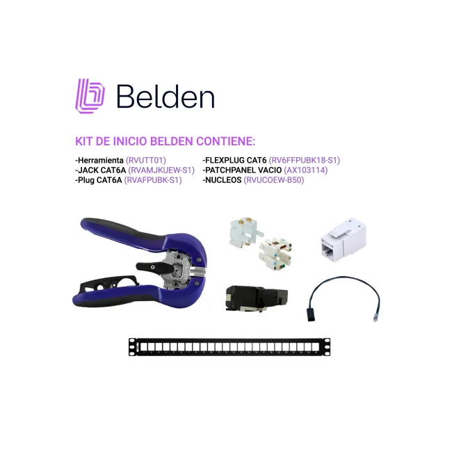 KIT DE INICIO BELDEN BEL-TOOLS ESSENTIALS TODO LO NECESARIO PARA COMENZAR CON LA SOLUCION REVCONNECT image 3
