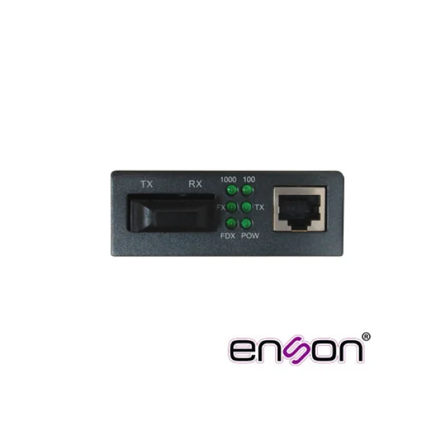 Enson ENS-MC100SC convertidor de red 1000 Mbit/s Multimodo, Modo único Negro image 5