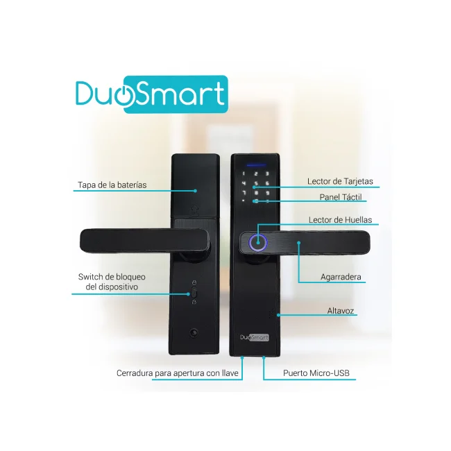 DuoSmart F20 cerradura inteligente Seguro de puerta inteligente image 6