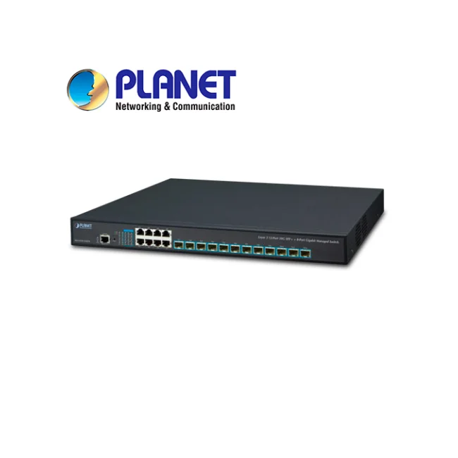 PLANET XGS-6350-12X8TR dispositivo de redes Gestionado L3 Gigabit Ethernet (10/100/1000) 1U Negro image 4