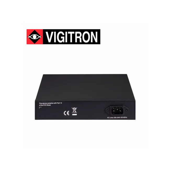 SWITCH POE ADMINISTRABLE L3  VIGITRON VI30110 / 8 PUERTOS RJ45 10M/100M/1000M / 2 PUERTOS SFP  / POE 802.3AF/AT 36W