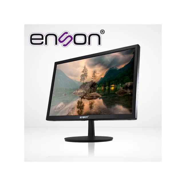 MONITOR LED FULL HD DE ENSON MODELO ENS-MDH19 DE 19 PULGADAS RESOLUCION DE 1920 X 1080 ENTRADA DE VIDEO HDMI/VGA SALIDA DE AUDIO HDMI/RCA PUERTO USB
