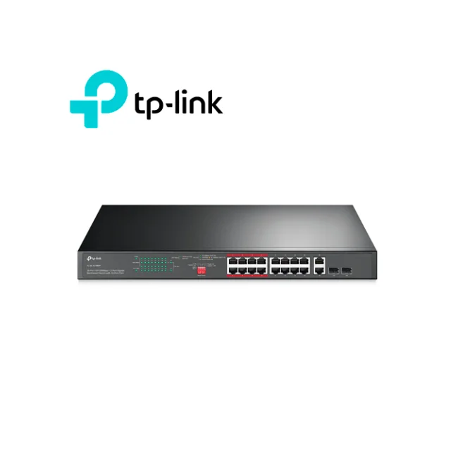 TP-Link TL-SL1218MP dispositivo de redes No administrado Fast Ethernet (10/100) Energía sobre Ethernet (PoE) Negro image 7