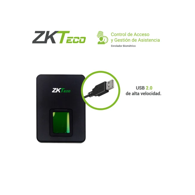 ZKTeco ZK9500 lector de control de acceso Lector de control de acceso básico Negro image 8