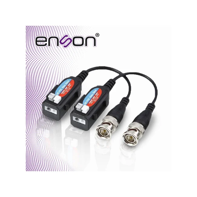 TRANSCEPTOR PASIVO 4K POC ENSON ENS-VT4K CON PROTECCION CONTRA SOBRE TENSIONES SOPORTA RESOLUCIONES 720P 960P 1080P 3MP 4MP 5MP 4K
