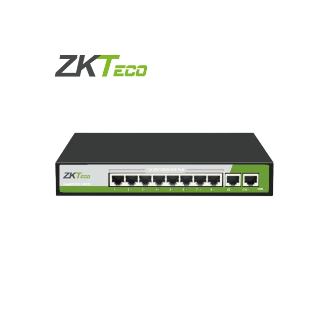 ZKTeco PE082-120-G dispositivo de redes Gigabit Ethernet (10/100/1000) Energía sobre Ethernet (PoE) Negro, Verde, Blanco image 2