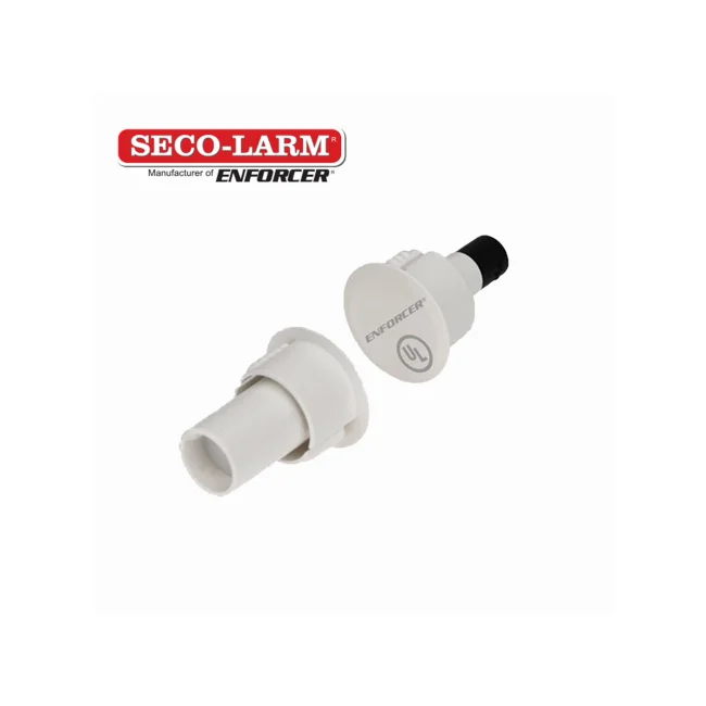 CONTACTO MAGNETICO DE MONTAJE EMPOTRADO SECO-LARM SM-4104-TQ/W BLANCO / SEPARACION DE 1 PULGADA 25 MM / TERMINALES DE CONEXION RAPIDA PARA PUERTAS DE ACERO DE 3/4 DE PULGADA / NORMALMENTE CERRADO / CERTIFICACION UL