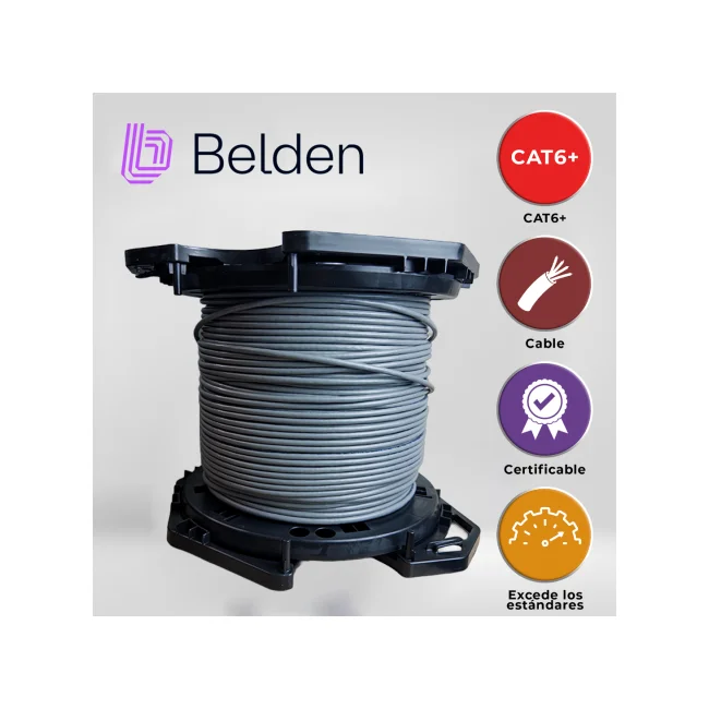 Belden 2412 008A1000 cable de red Gris 305 m Cat6 U/UTP (UTP) image 11