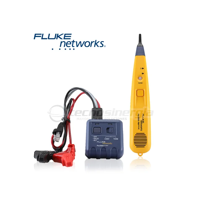 Fluke PRO3000F60-KIT comprobador de cables de red Amarillo