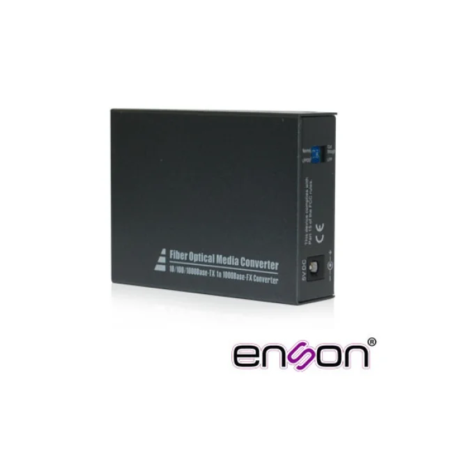 Enson ENS-MC100SFP convertidor de red 1000 Mbit/s 1550 nm Multimodo, Modo único Negro image 4
