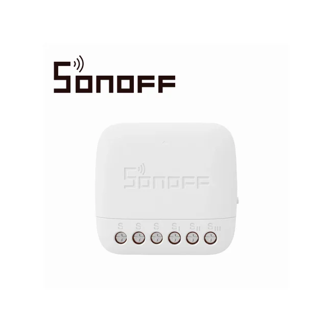 INTERRUPTOR INWALL  SONOFF S-MATE2/ WIFI 2.4GHZ / COMPATIBLE CON VARIOS MODELOS  DE APAGADORES / SIN NEUTRO REQUERIDO/ CUENTA CON 3 CANALES