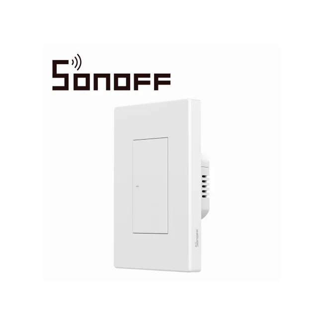 APAGADOR DE PARED TOUCH SONOFF M5-1C-120W / 1 CANAL ON/OFF/ MATTER/ WIFI 2.4GHZ / COMPATIBLE CON GOOGLE HOME / ALEXA/ APPLE HOME / SMARTTHINGS / HASTA 10 AMP TOTALES