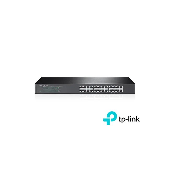 TP-Link TL-SF1024 dispositivo de redes No administrado Fast Ethernet (10/100) Negro