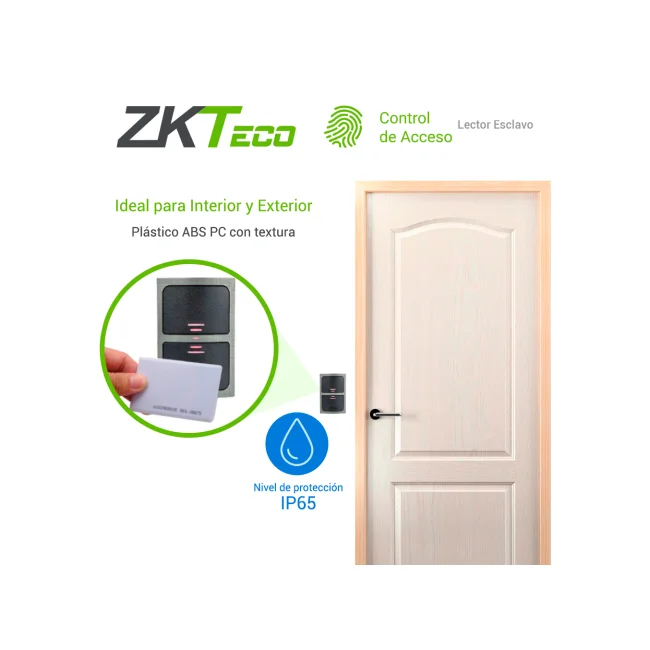 ZKSoftware KR503E sistema de seguridad 13.5 MHz Negro, Gris image 7