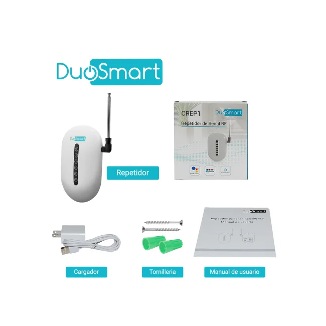 DuoSmart CREP1 transmisor repetidor de señal de alarma 433 MHz image 11